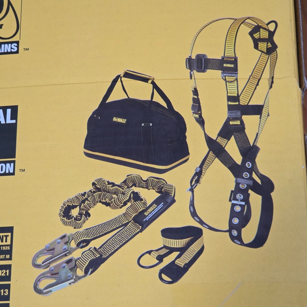 Dewalt Fall Protection Compliance Kit Harness