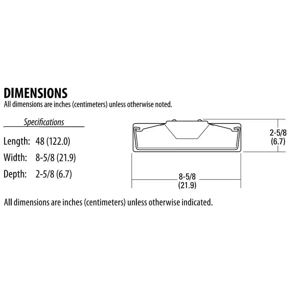 Contractor Select SBL4 Series 4 Ft. Dimmable 4000K Cool White Integrated 3994 Lu