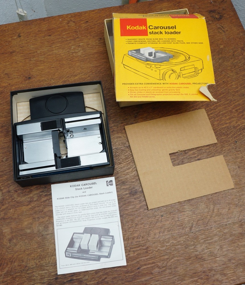 Kodak Carousel Stack Loader No. B40 with Box & Instructions.