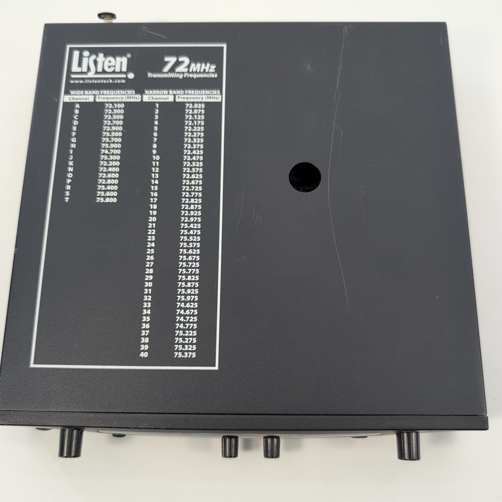 Listen Technologies LT-800-072 FM Transmitter w/ Power Adapter No Antenna