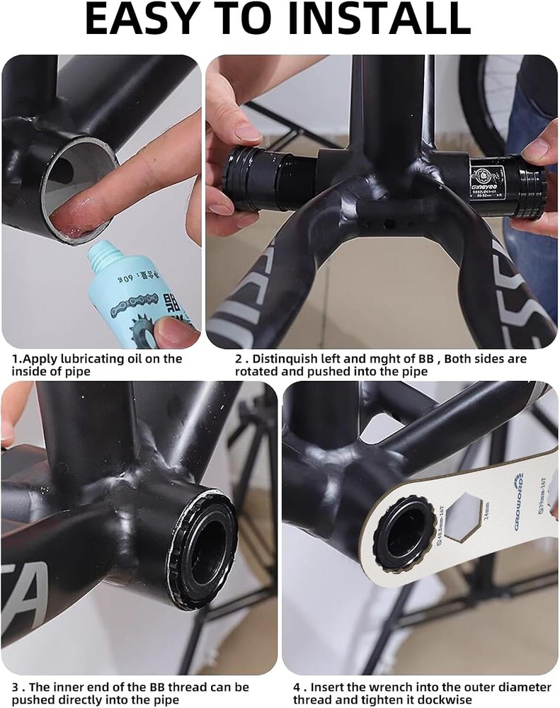 Multi -function Bottom Bracket Wrench，Suitable for BB wrench in 39 40.5 44mm...