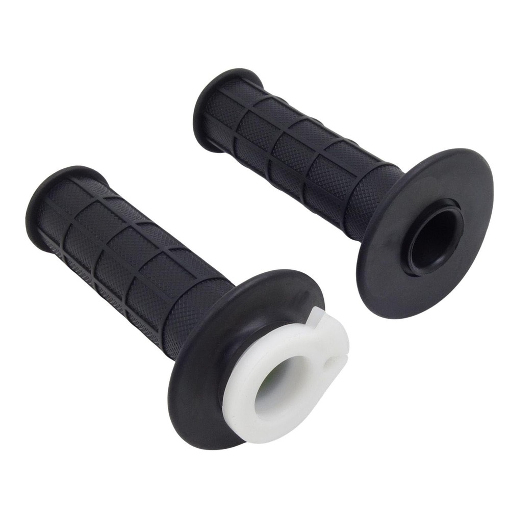 ELIFEPARTS 7/8" Throttle Accelerator Handle Grips: Compatible with Black