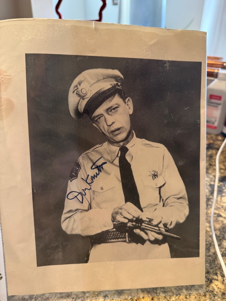 Don Knott's signed autographed photo