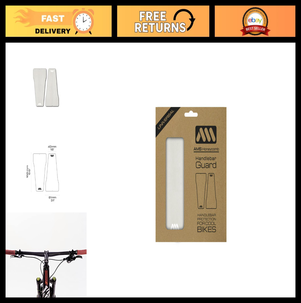 Honeycomb Bar Guard for Mountain Bikes - Durable, Lightweight, Shock Absorbent
