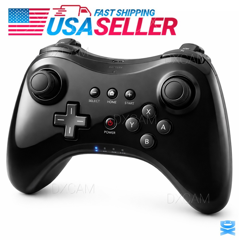 Wireless Bluetooth For Wii U Pro Controller Black For Nintendo Wii U