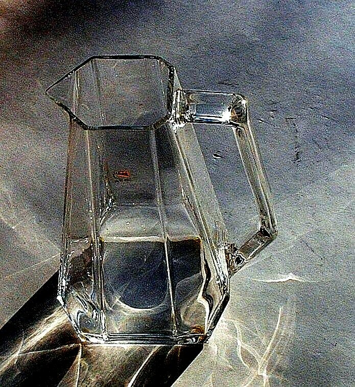 Colle Crystal Prisma Pitcher Carafe 9in Tall