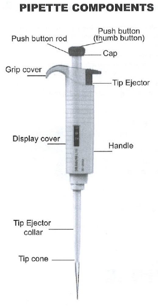 121°C Autoclavable Digital Micro Pipette, Single Channel Adjustable 0.1-2.5 uL