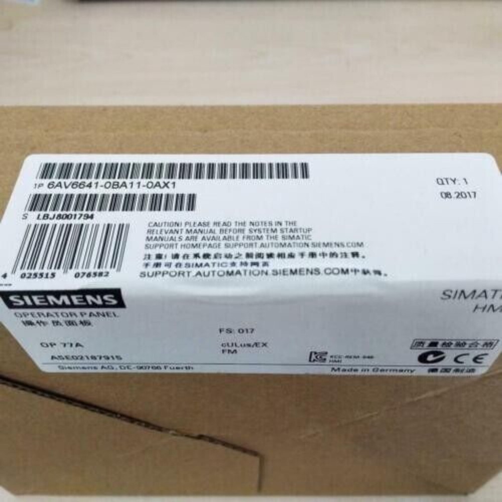 Siemens 6AV6641-0BA11-0AX1 Operator Panel