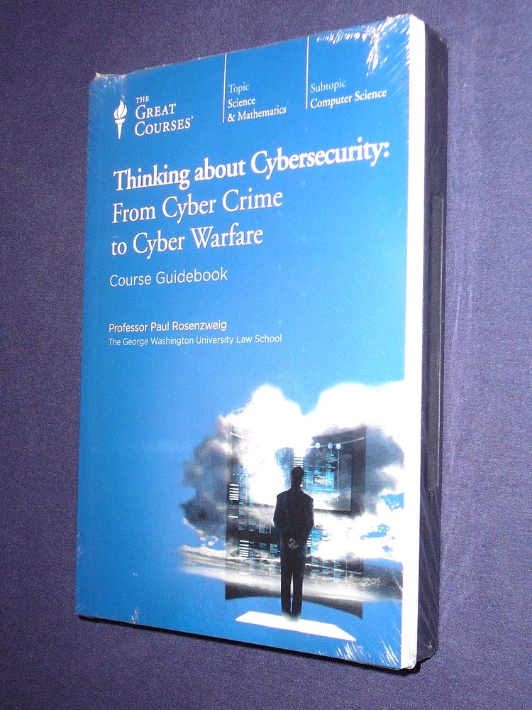 Teaching Co Great Courses  CDs        THINKING ABOUT CYBERSECURITY    new sealed