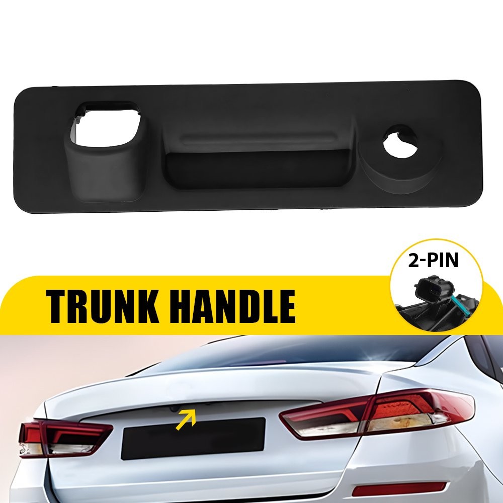 Outside Trunk Lid Lock Tailgate Handle Release Handle for 2016-20 Kia Optima SMD