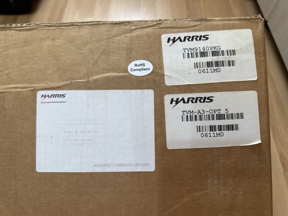 Harris TVM9140PKG with active options TVM-A3-OPT 5 / 0 Hours