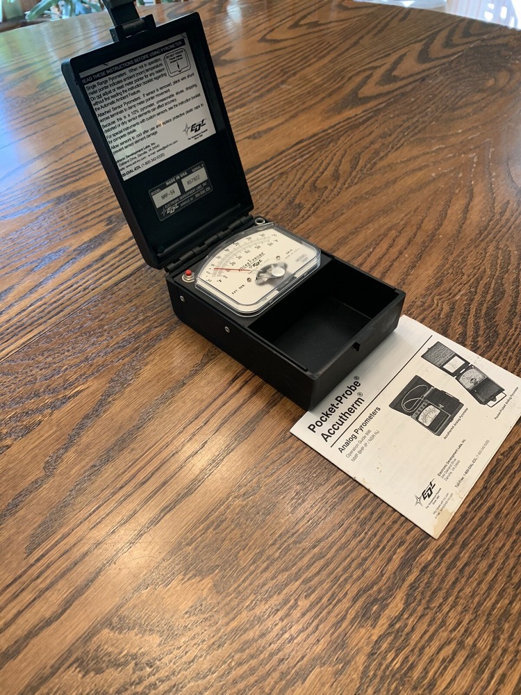 Analog Pryometer Pocket Probe Accutherm/ Measures Temperatures In Any Range