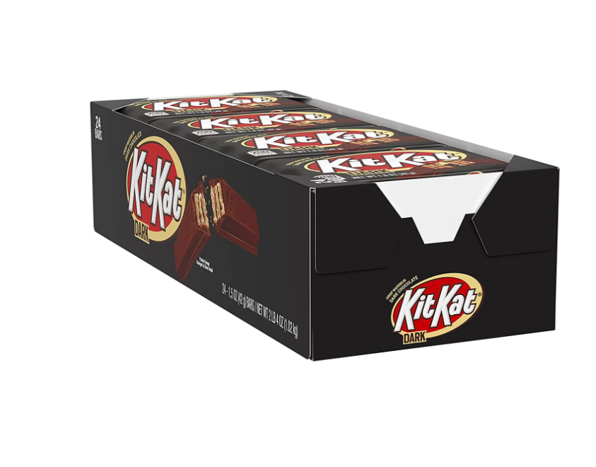 KIT KAT Dark Chocolate Wafer Candy, 1.5 oz Bars (24 ct)