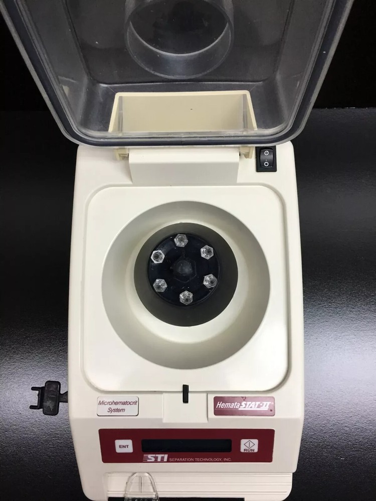 Seperation Technology Microhematocrit System Microfuge HemataSTAT-II 100-100