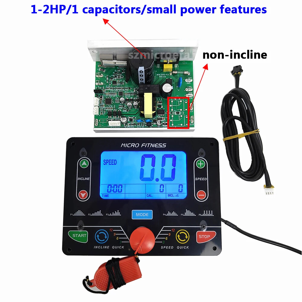 Universal 1-4 HP DC Motorized Treadmill Control Board Treadmill Console Display