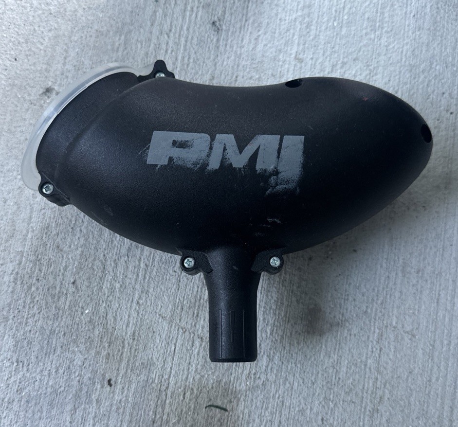 PMI Gravity Feed Paintball Hopper Black