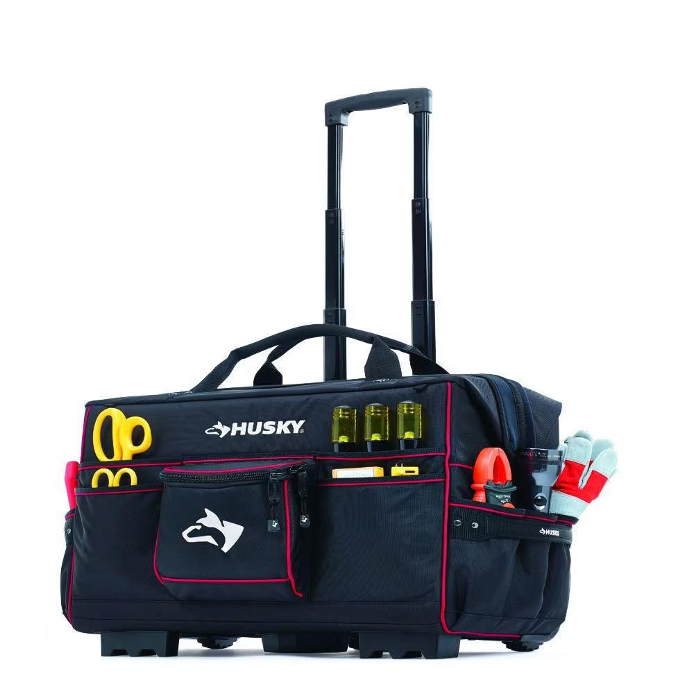 Husky CANADA 22-inch Pro Grade Rolling Tote