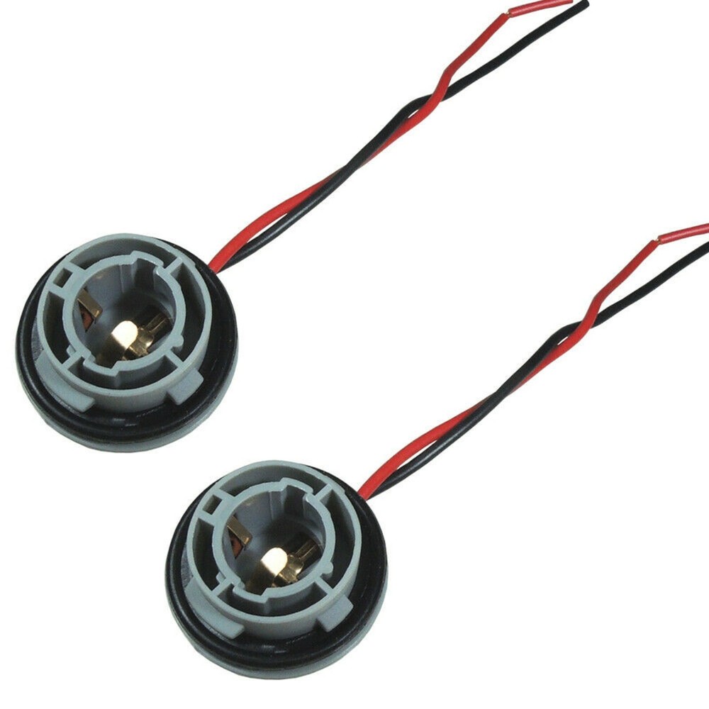 Universal Pigtail Wire Female Socket 1156 S Two Harness Front Turn Signal Plug