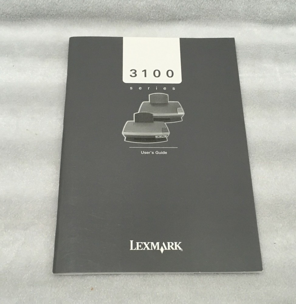 LEXMARK 3100 SERIES USER'S GUIDE & INSTALLATION SOFTWARE