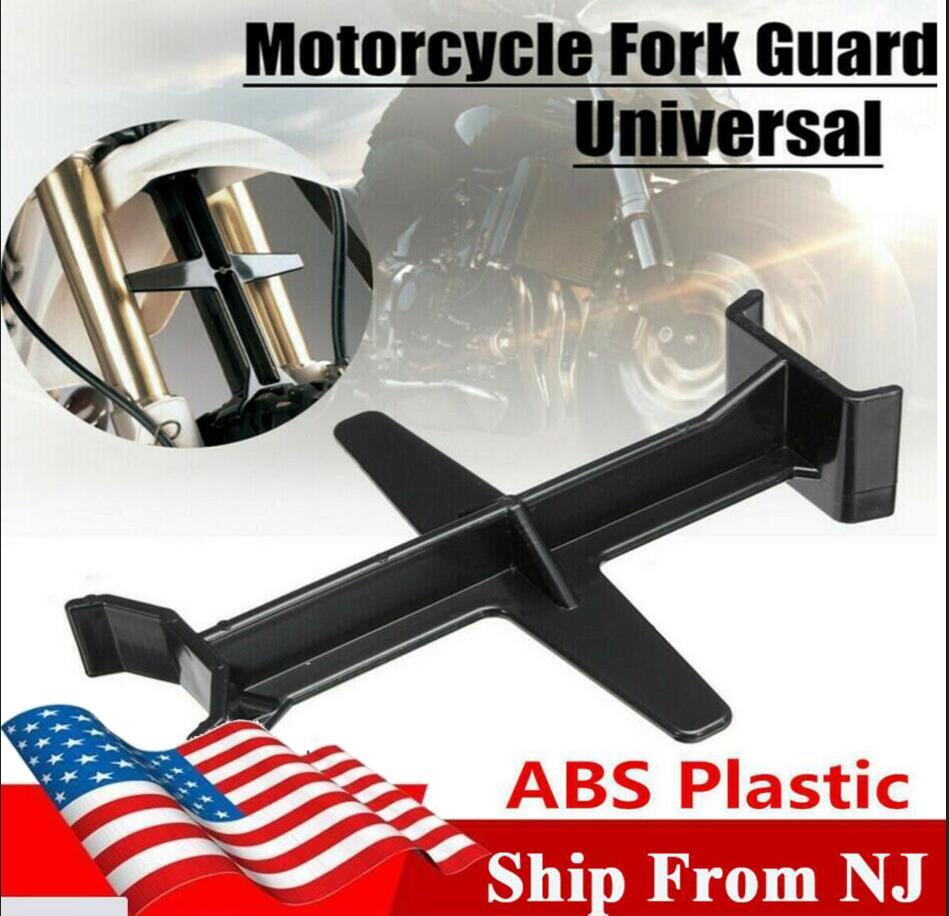 Motorcycle Plastic Fork Support Brace Motocross Guard Transportation Protector