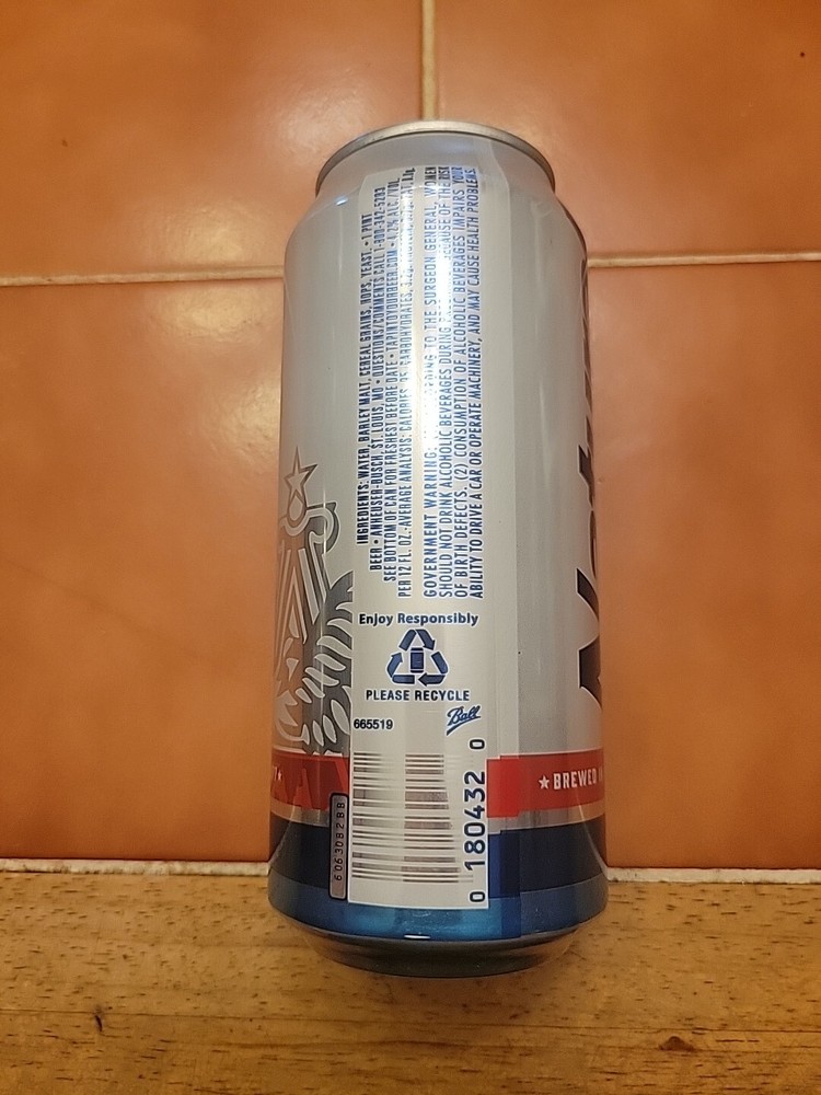 Obsolete Natural Light 16oz Beer Can