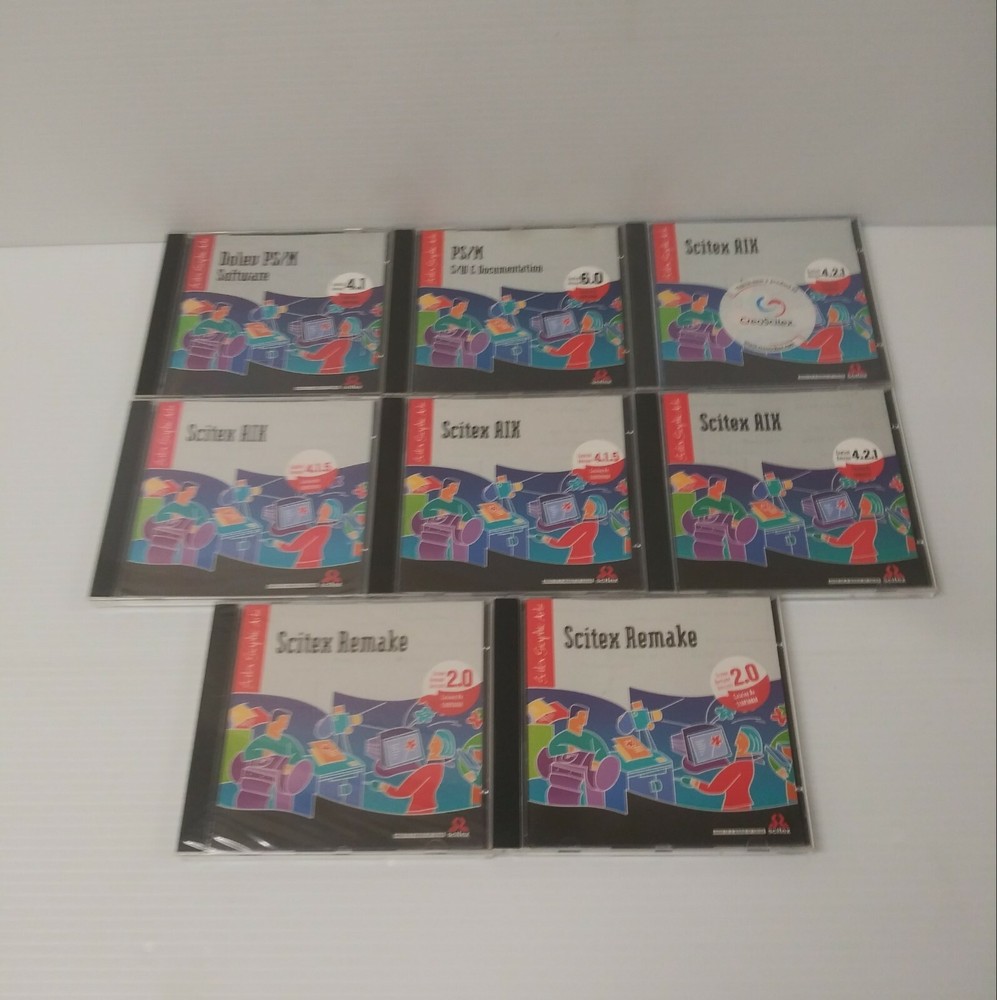Scitex Assorted Software (Lot Of 17)