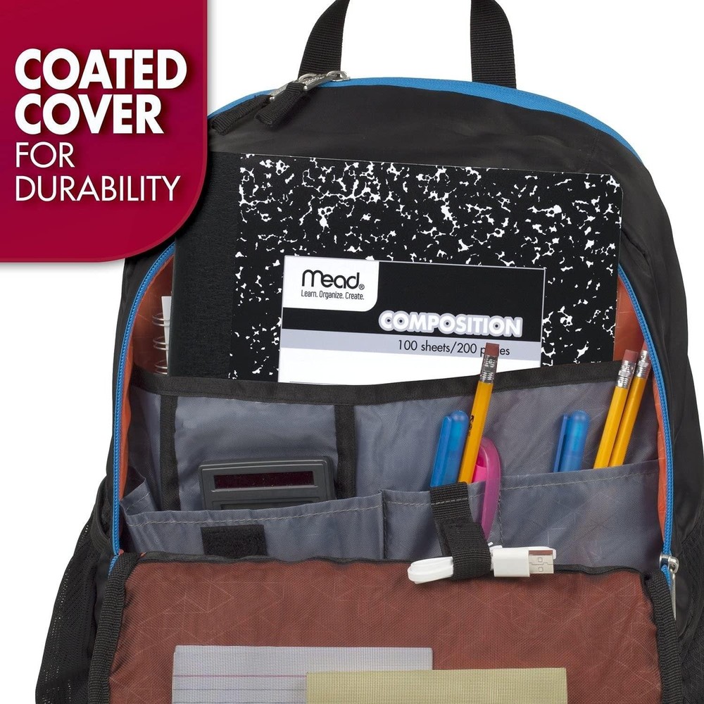 Composition Notebook 3 Pack, Wide Ruled, 7.5" X 9.75", 100 Sheets Each