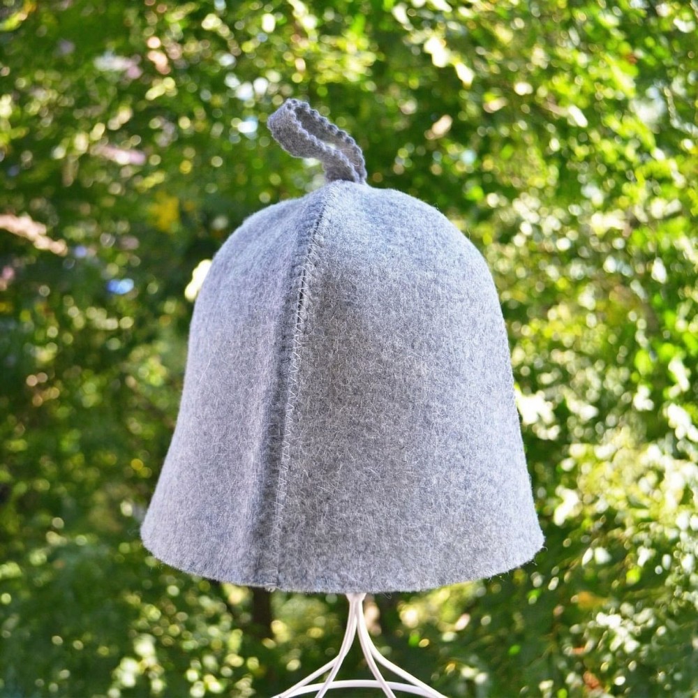 Sauna Hat 100% Wool Large Heads Fit