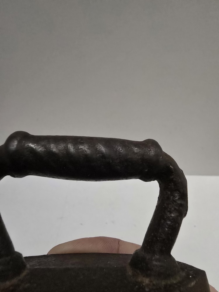 Antique Mini Cast Iron Sad Iron, 3"
