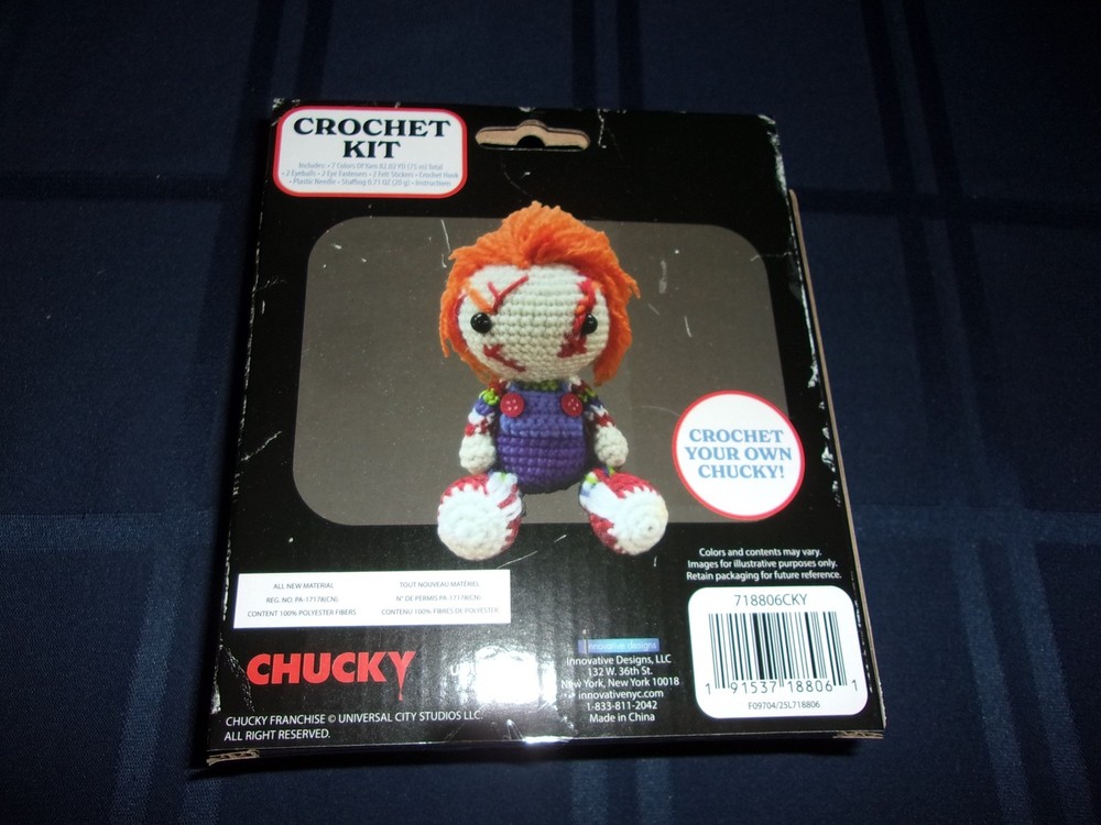 CROCHET KIT NEW NIB CHUCKY