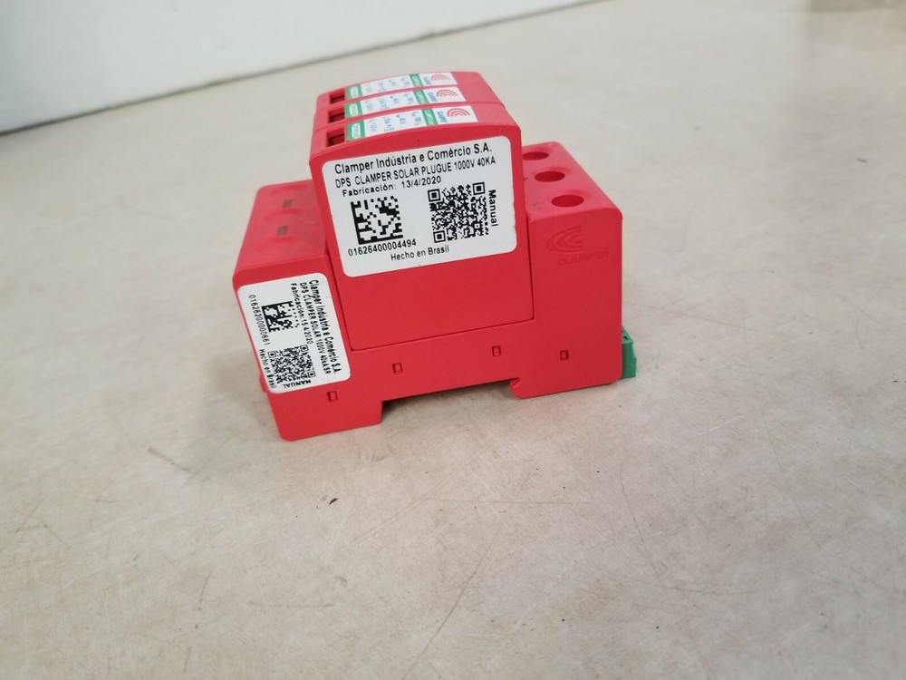 Clamper Solar Plugue 1000V 40kA