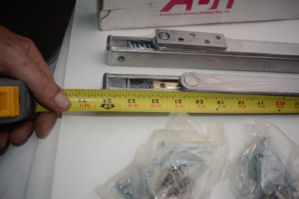 2pc ABH 9024 US32D Heavy Duty Surface Mounted Overhead Hold-Open + Hardware