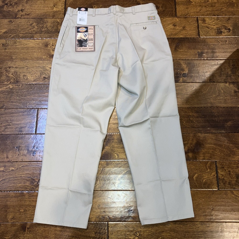 Dickies Flat Front Size Size 40 X 30 Tan Uniform/Work Pants ￼