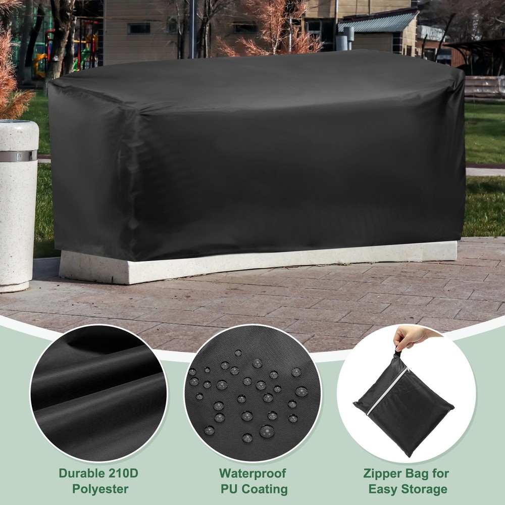 210D Folding Table Storage Bag with Handle 75" x 26" x 35" Black