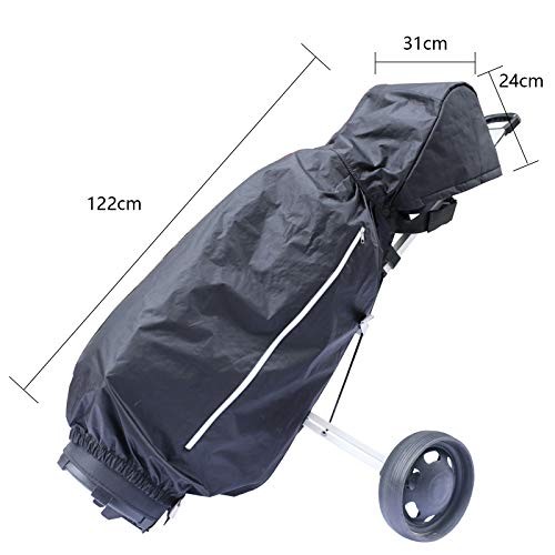 Golf Bag Rain Protection Cover for Golf Push Carts