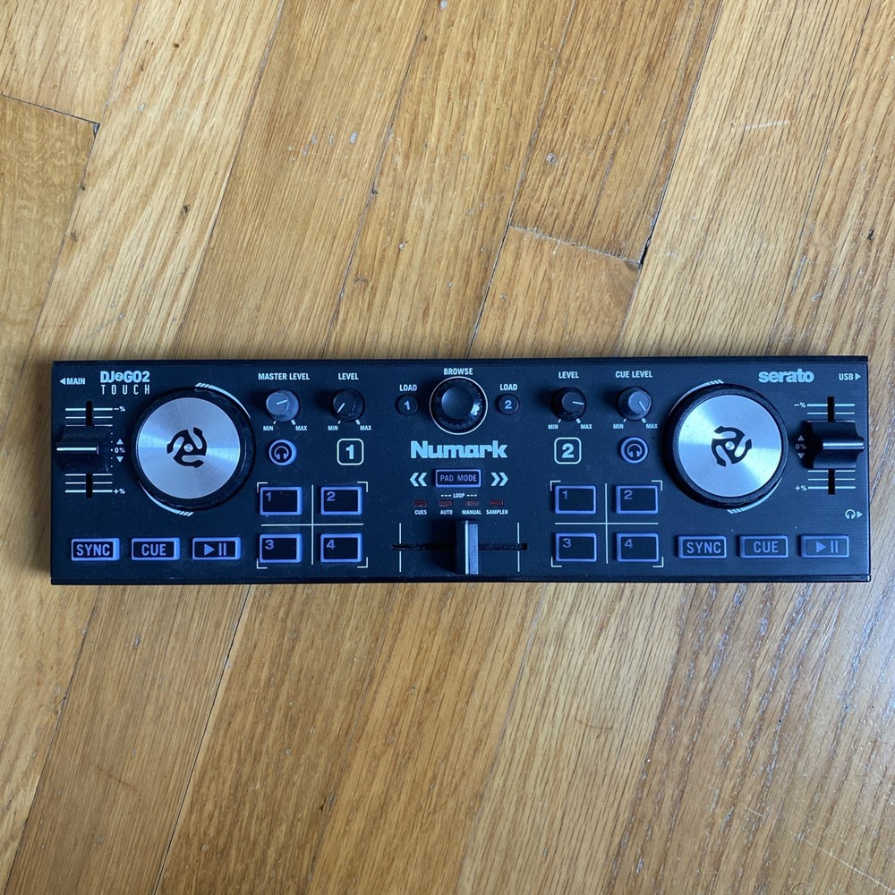 Numark DJ2GO2 Touch Pocket Double Deck DJ Controller - Black