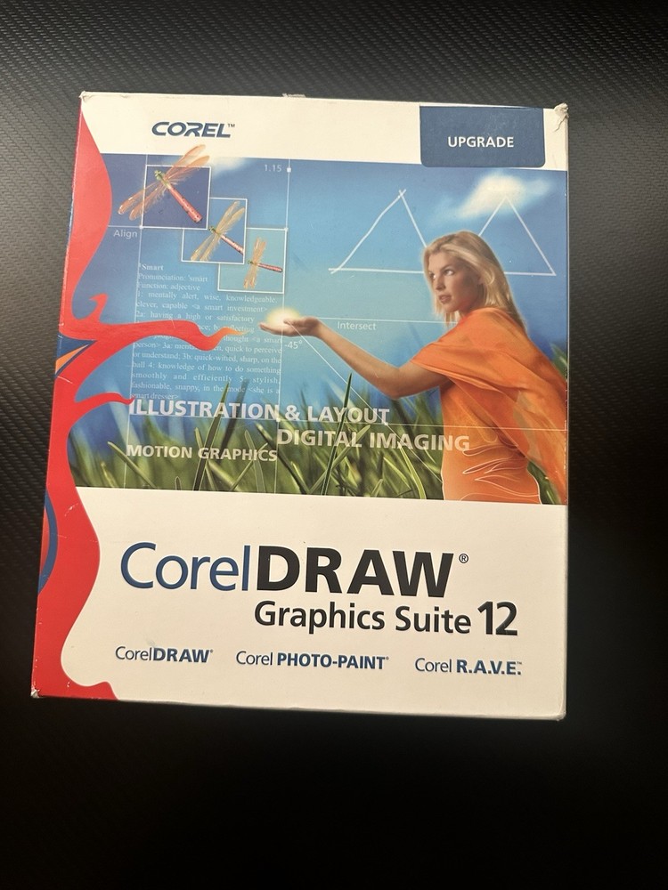 Corel CorelDRAW Graphics Suite 12 Upgrade CD for Windows 2000 XP