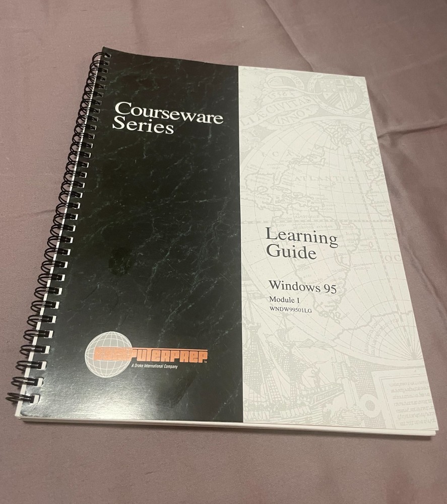 (2) Vintage Courseware Series Learning Guide Windows 95 Word