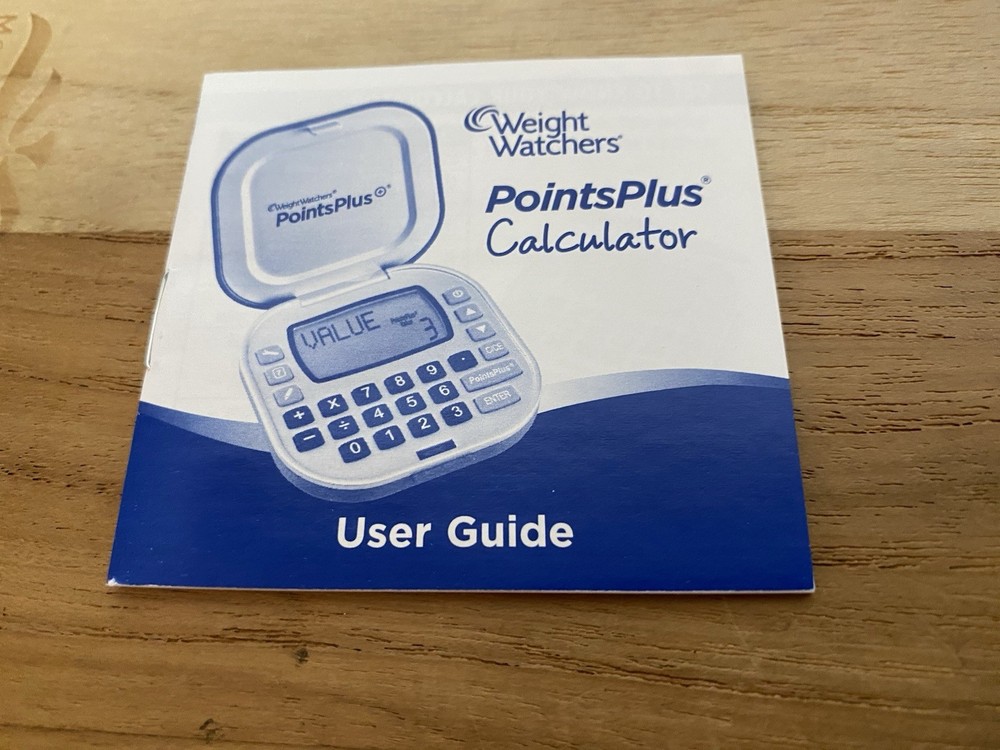 Weight Watchers Points Plus Calculator Black w/Original Box and Instructions