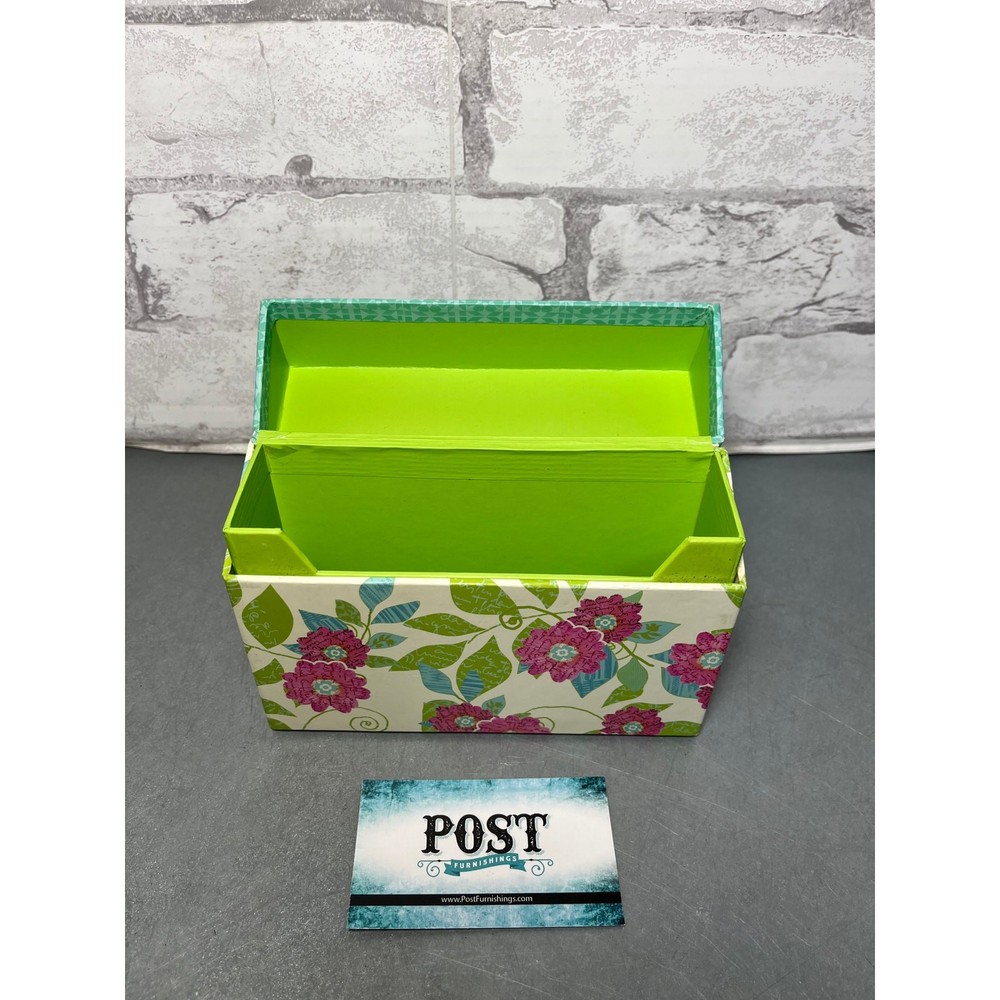 Floral Pattern Recipes Holder