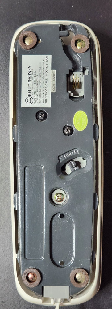 Vintage White Bell Phones