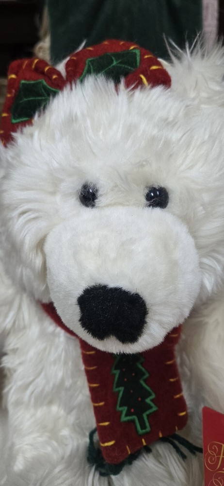Mr. & Mrs. Christmas Bears Plush 17 3/4"
