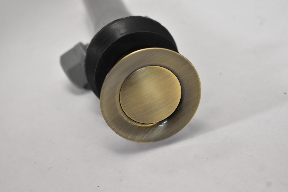 Kingston Overflow Drain Assembly Brushed Brass Kitchen & Bath Pop-Up Kit