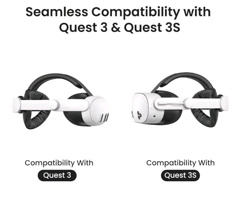 KIWI design K4 Boost Battery Head Strap for Meta Oculus Quest 3/3S,...