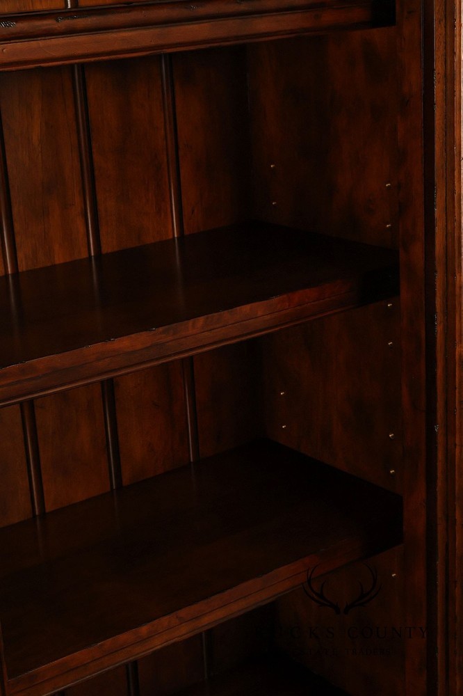 Sligh Large Traditional Lighted Bookcase Cabinet
