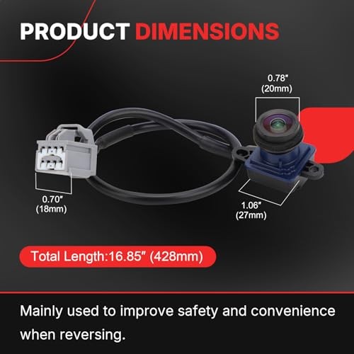 56038990AA Backup Camera Rear View Camera Compatible with 2013 2014 2015 2016