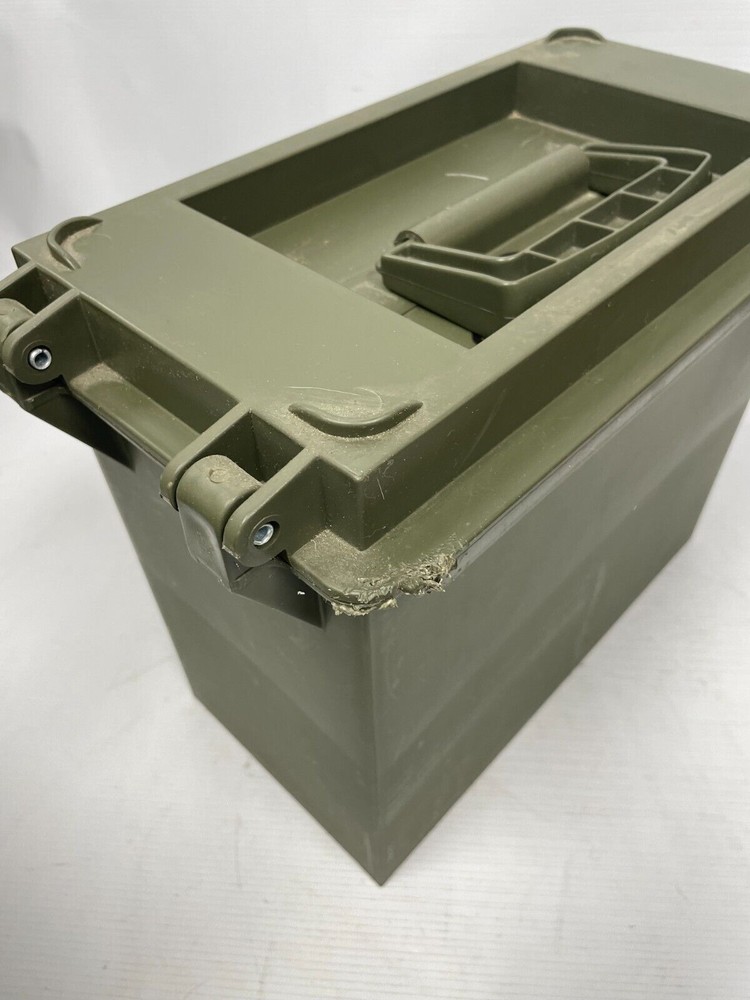 Polymer Ammunition Field Box Can Carrying Case Organizer Heavy Duty Storage
