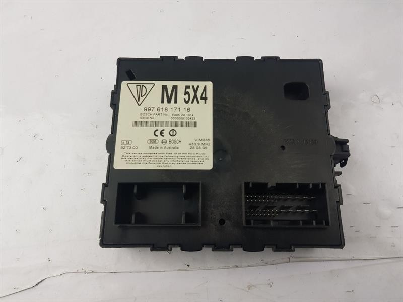 2009 PORSCHE CAYMAN CENTRAL LOCKING MODULE 99761817116