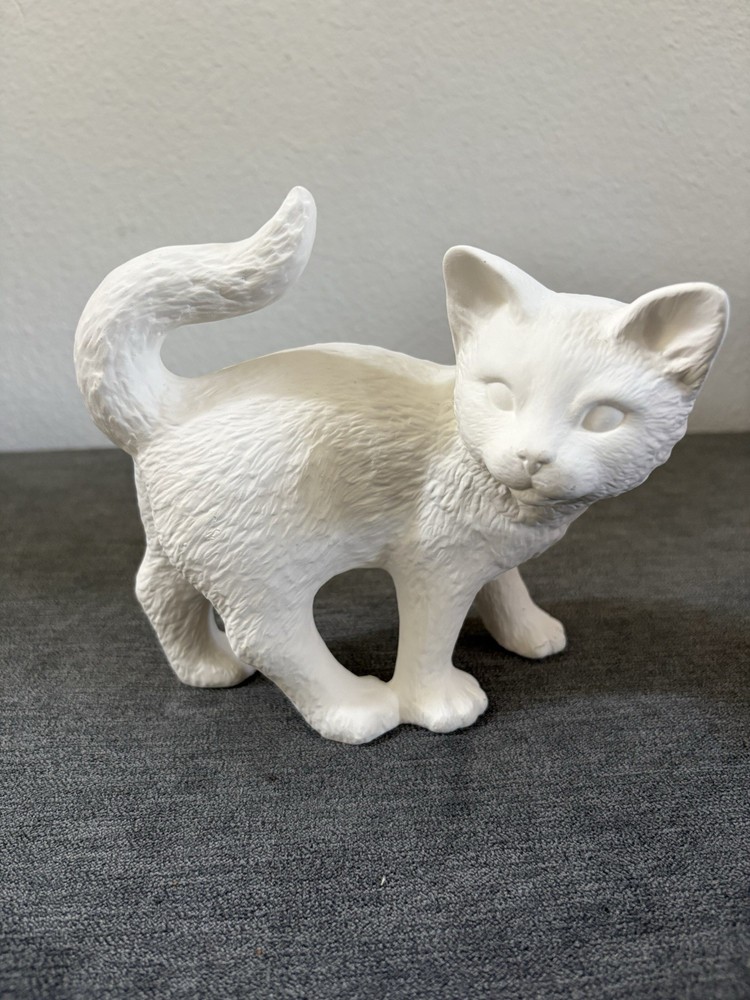 Ceramic Bisque Kitty Cat Ready For Your Painting Ideas