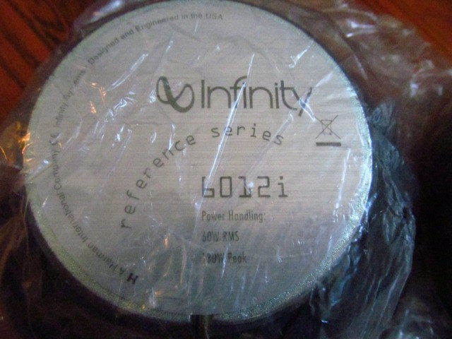Infinity Reference Series 6012i Single 6" Speaker & Grill, 60W RMS, 180W Peak